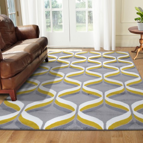 Paris Grey-Gold Area Rug